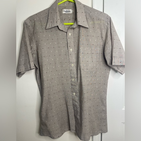 Vintage Oleg Cassini Short Sleeve Button-Up - Men’s Size Medium - Picture 1 of 5